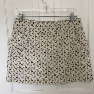 Nautical Mini Skirt